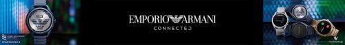 Armani Connected Watches Banner